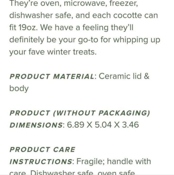 New in box Mini cocotte set - Picture 2 of 4